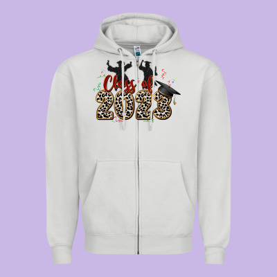 Class Of 2023 Zipper Hoodie Designed By Zillion Design Studio
