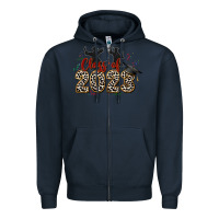 Navy class of 2023 Zipper Hoodie - Zillion Design Studio