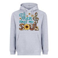 Heather Grey then sings my soul Heavyweight Hoodie - JahusDesignShop
