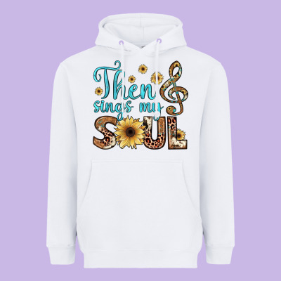 Then Sings My Soul Heavyweight Hoodie Designed By Jahusdesignshop