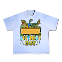 Grape Ice customized dinosaur birthday boy Urban Heavy Tee - MaliasSmallBusiness