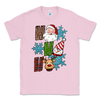 Bubblegum Pink ho ho ho christmas Classic Tee - RanaPortraitStore