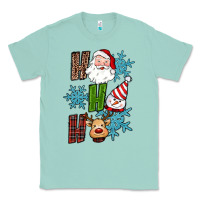Seafoam ho ho ho christmas Classic Tee - RanaPortraitStore
