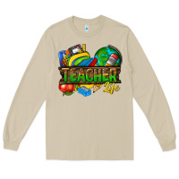 Mushroom teacher life Long Sleeve Tee - texasbilliewilder
