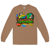 Toasted Coconut teacher life Long Sleeve Tee - texasbilliewilder