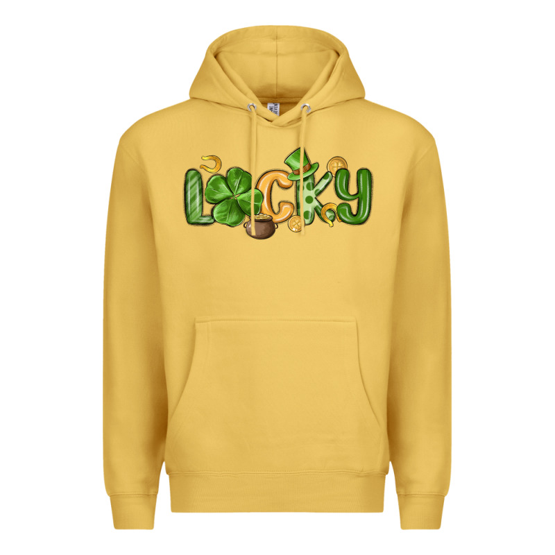 Lucky St Patrick S Day Premium Hoodie by MaliasSmallBusiness | Teevron