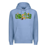 Colony Blue lucky st patrick s day Premium Hoodie - MaliasSmallBusiness
