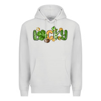 Dove Grey lucky st patrick s day Premium Hoodie - MaliasSmallBusiness