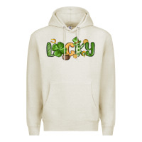 Oatmeal Heather lucky st patrick s day Premium Hoodie - MaliasSmallBusiness