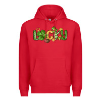 Red lucky st patrick s day Premium Hoodie - MaliasSmallBusiness