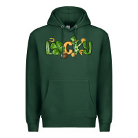 Sports Green lucky st patrick s day Premium Hoodie - MaliasSmallBusiness