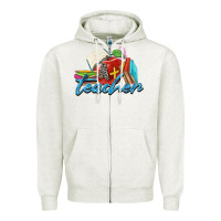 Oatmeal Heather a  teacher Zipper Hoodie - Zillion Design Studio