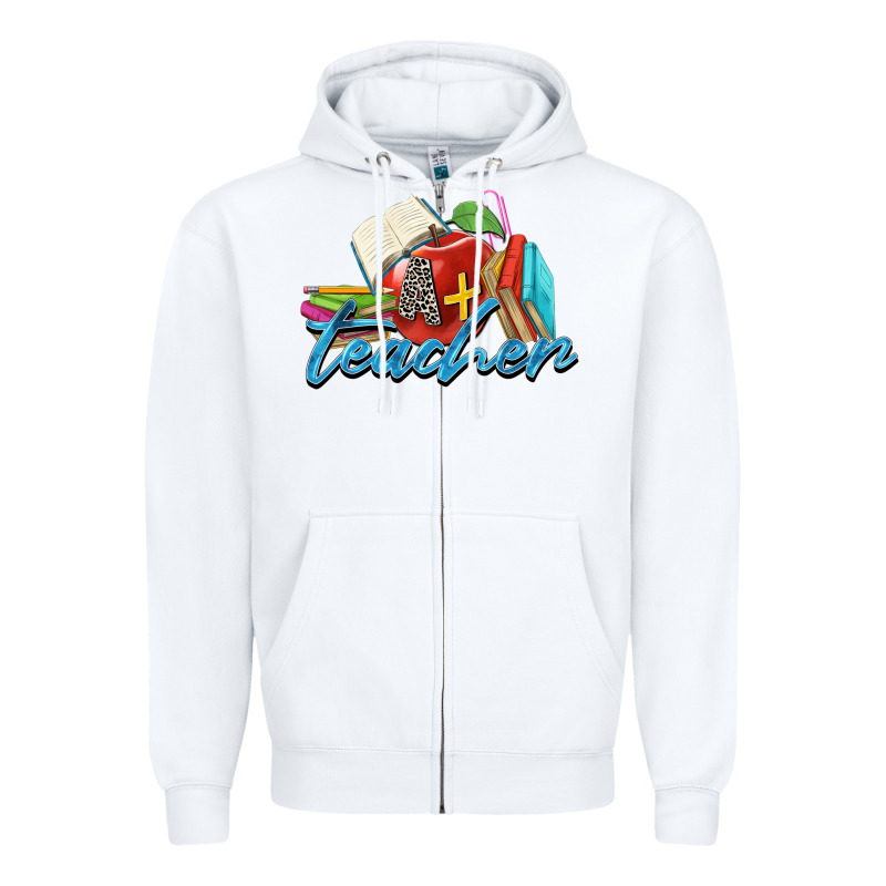 A  Teacher Zipper Hoodie by Zillion Design Studio | Teevron