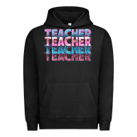 Pigment Black teacher stacked Urban Hoodie - NancyCooperArtShop