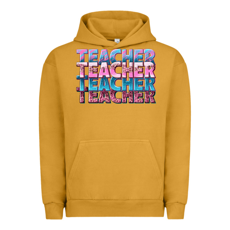 Teacher Stacked Urban Hoodie by NancyCooperArtShop | Teevron
