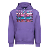 Tulip teacher stacked Urban Hoodie - NancyCooperArtShop