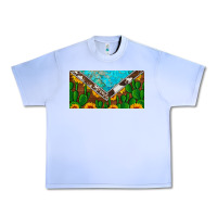 Grape Ice cactus sunflower cowhide and turquoise license plate Urban Heavy Tee - Artiststas