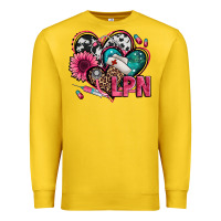 Lemon lpn licensed practical nurse hearts Premium Sweatshirt - Jasminsmagicworld