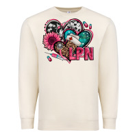 Sandshell lpn licensed practical nurse hearts Premium Sweatshirt - Jasminsmagicworld
