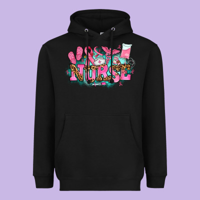 Breast Cancer Nurse Heavyweight Hoodie Designed By Adodesignshop