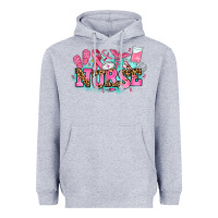 Heather Grey breast cancer nurse Heavyweight Hoodie - AdoDesignShop