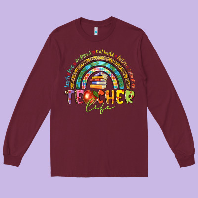 Long Sleeve Tee teacher life