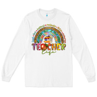 White teacher life Long Sleeve Tee - texasbilliewilder