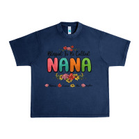 Navy blessed to be called nana Urban Heavy Tee - MaliasSmallBusiness