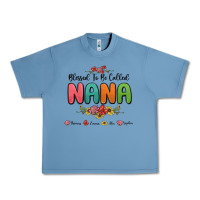 Pebble Blue blessed to be called nana Urban Heavy Tee - MaliasSmallBusiness