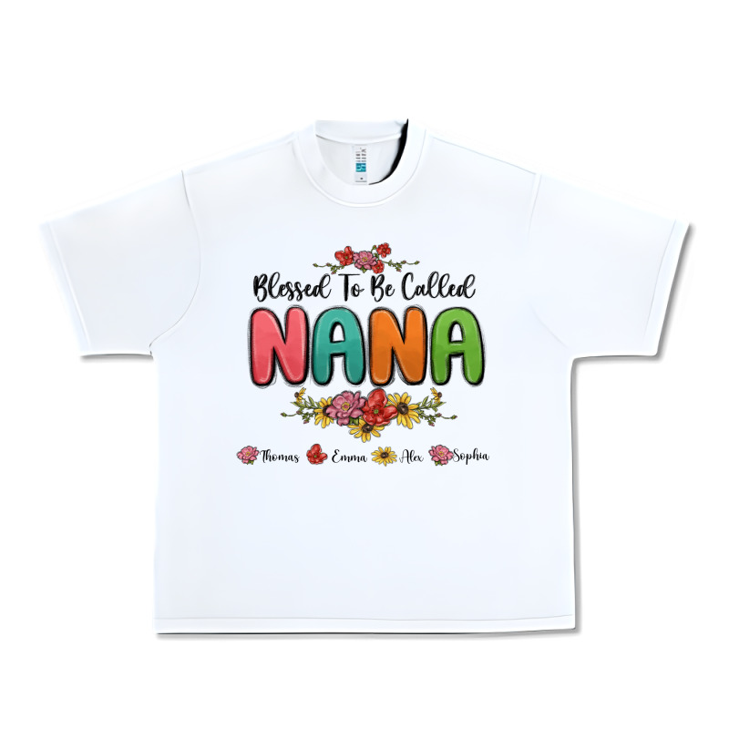 Blessed To Be Called Nana Urban Heavy Tee by MaliasSmallBusiness | Teevron
