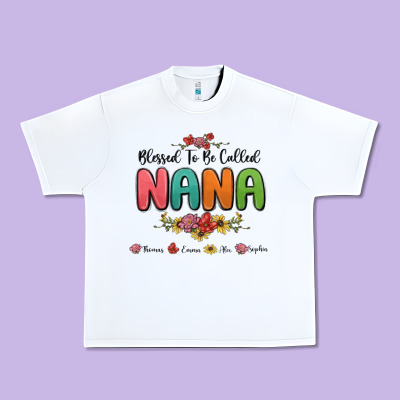 Urban Heavy Tee blessed to be called nana