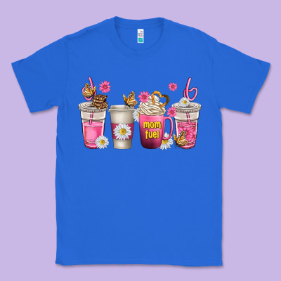 Mom Fuel Coffee Cups Classic Tee Designed By Texasbilliewilder