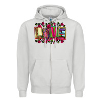 Dove Grey mexican love Zipper Hoodie - CTS Tumbler Store