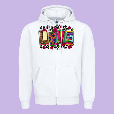 Mexican Love Zipper Hoodie Designed By Cts Tumbler Store