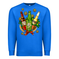 True Royal beer bottle party set for christmas Premium Sweatshirt - AdoDesignShop