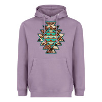 Lavender cowhide leopard gemstone aztec Heavyweight Hoodie - JahusDesignShop