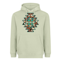 Matcha cowhide leopard gemstone aztec Heavyweight Hoodie - JahusDesignShop