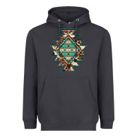 Smoke cowhide leopard gemstone aztec Heavyweight Hoodie - JahusDesignShop