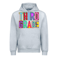 Heather Grey third grade Urban Hoodie - NancyCooperArtShop