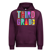 Mauve Wine third grade Urban Hoodie - NancyCooperArtShop