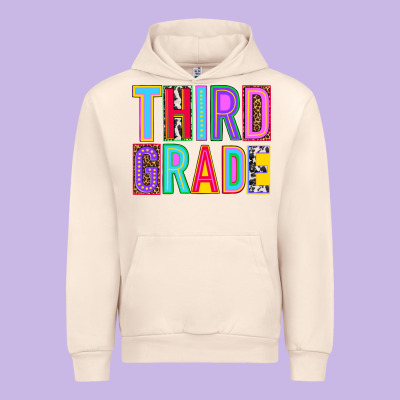 Third Grade Urban Hoodie Designed By Nancycooperartshop