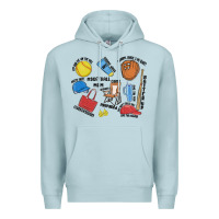 Blue Mist softball mom Premium Hoodie - MaliasSmallBusiness