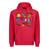 Cardinal softball mom Premium Hoodie - MaliasSmallBusiness
