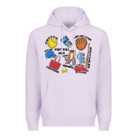 Lilac softball mom Premium Hoodie - MaliasSmallBusiness