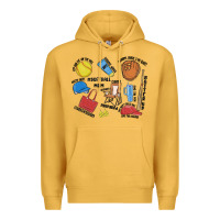Mustard softball mom Premium Hoodie - MaliasSmallBusiness