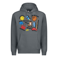 Rock softball mom Premium Hoodie - MaliasSmallBusiness