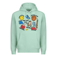 Seafoam softball mom Premium Hoodie - MaliasSmallBusiness