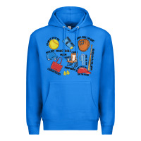 True Royal softball mom Premium Hoodie - MaliasSmallBusiness
