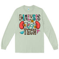 Matcha dialysis tech Long Sleeve Tee - Zillion Design Studio