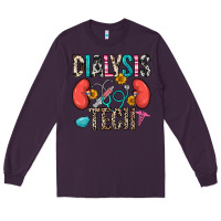 Plum dialysis tech Long Sleeve Tee - Zillion Design Studio